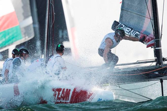 Act 1, Extreme Sailing Series Muscat - Day 4 - Swiss-flagged Team Tilt competed in the Series earlier this year in Muscat, Oman &copy; Lloyd Images http://lloydimagesgallery.photoshelter.com/
